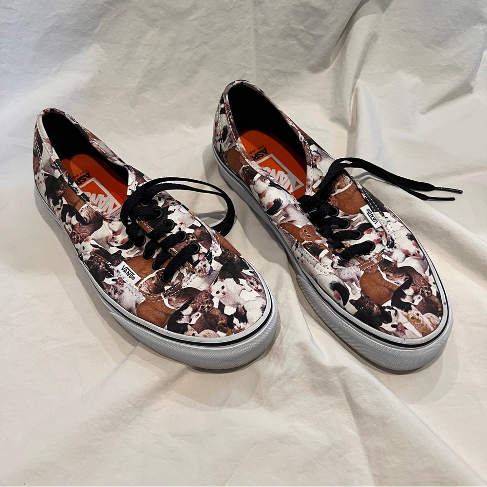 Vans x ASPCA Cat Print Sneakers